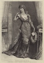 Madame Modjeska en Constance, dans Heartsease, au Royal Court Theatre