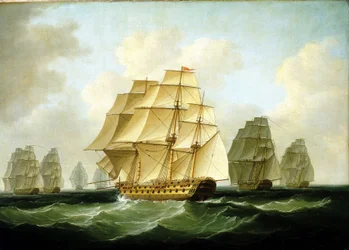 Épisodes des guerres napoléoniennes (1803-1815) : Les poursuites menées par Richard Strachan, au large du cap Ortegal (Espagne), 4 novembre
