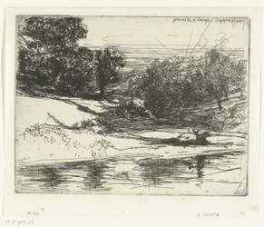 Paysage autour de Castell Newydd au Pays de Galles