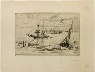 Une brigantine à l