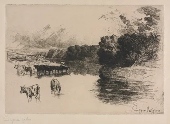 Une rivière du Lancashire, 1881
