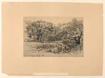Un bord de rivière, Devon