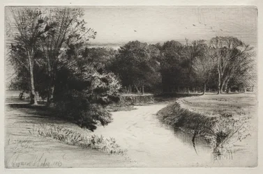 Un coucher de soleil en Irlande, 1863