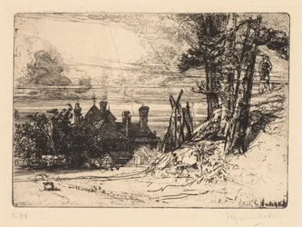 Maison de Horsley à Willesley, 1865