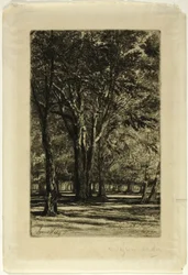 Jardins de Kensington, No. II (grande planche)