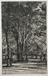 Jardins de Kensington La Grande Plaque, 1860