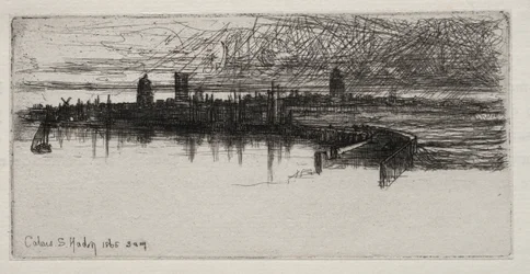 Petit quai de Calais, 1865, 3h du matin, 1865