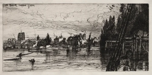 Vieille église de Chelsea, 1865