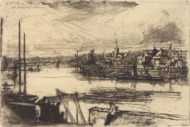 Vieux Chelsea, depuis la fenêtre de Whistler (Battersea Reach)