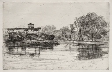 Empiètement ferroviaire, 1864