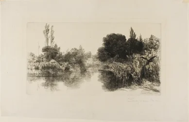 Étang de Shere Mill, No. II (grande plaque)