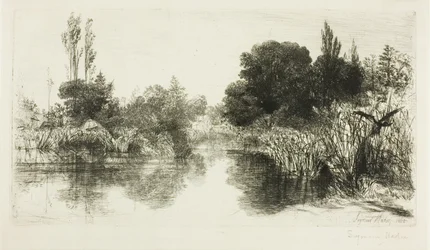 Étang de Shere, n° II (grande planche)