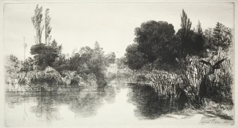 Étang de Shere Mill La Grande Planche, 1860
