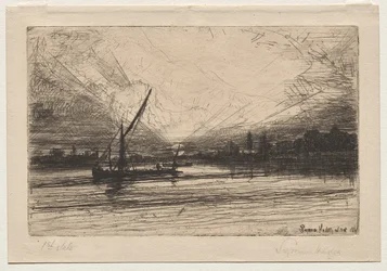 Coucher de Soleil sur la Tamise