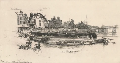 La maison de Whistler dans le vieux Chelsea