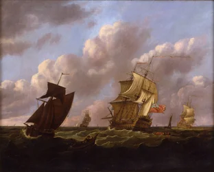 Paysage marin (huile sur toile)