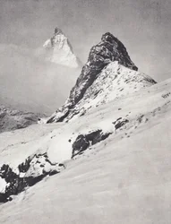 Alpes Pennines : Le Matternhorn et le Riffelhorn