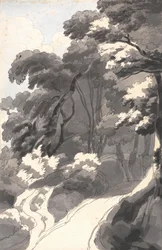 La châtaigneraie, près de la Rocca del Papa, près du lac Albano