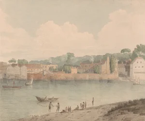 Escalier de Vauxhall, depuis Millbank, 5 juillet 1797
