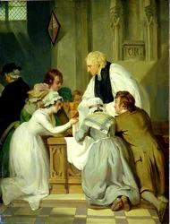 La Communion (huile sur toile)