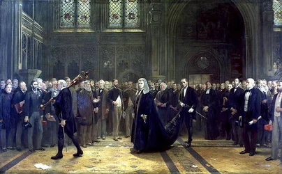La procession du président en 1881