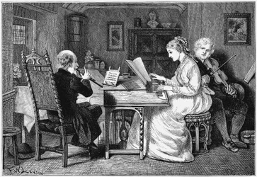Faire de la musique, Londres, 1874