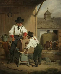 Le Meuleur de faux, 1856