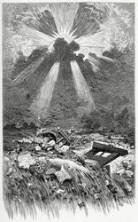 La Débâcle - illustration de Napoléon le Petit, 19ème siècle