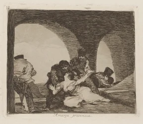 Amarga presencia, pl. 13 de la série Los desastres de la guerra