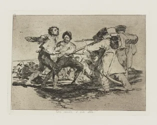 Con razón ? sin ella. (Avec raison ou sans elle.), pl. 2 de la série Los desastres de la guerra (Les désastres de la guerre)