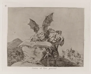 Contre le bien commun, pl. 71 de la série Les désastres de la guerre