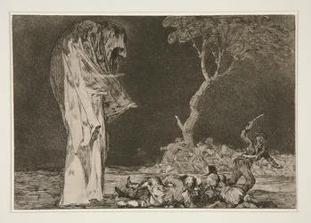 Disparate de miedo (La Folie de la peur), pl. 2 de Los proverbios