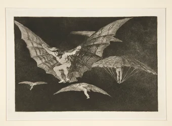 Modo de volar, pl. 13 de la série Los proverbios
