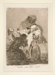 Personne ne nous a vus (pl. 79 de la série Los caprichos)