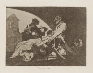 Ni por esas (Ni ceux-ci), pl. 11 de la série Los desastres de la guerra (Les Désastres de la guerre)