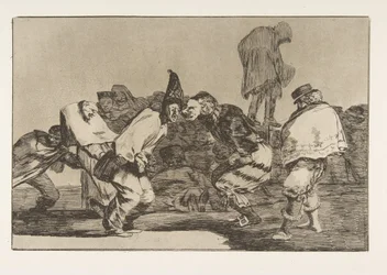 Planche 14 des Disparates : Folie du Carnaval, vers 1816-23 publié en 1864
