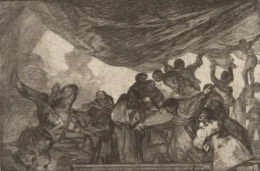 Planche 15 des Disparates : Folie claire, vers 1816-23, publié en 1864