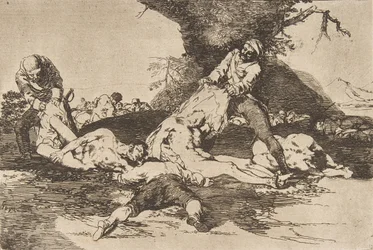 Planche 16 des Désastres de la guerre, 1810 publié 1863