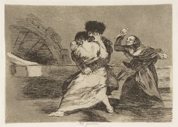 Planche 9 des Désastres de la guerre: Ils d..., 1810 publié 1863