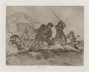 Populacho (Rabble), Planche 28 de Los desastres de la guerra (Les Désastres de la guerre)
