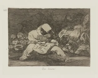 Quelle folie !, pl. 68 de la série Les désastres de la guerre