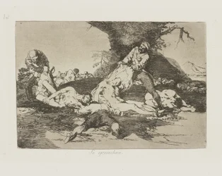 Se aprovechan. (Ils en profitent.), pl. 16 de la série Los desastres de la guerra (Les Désastres de la guerre)
