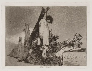 Tampoco (Pas [dans ce cas non plus]), Planche 36 de Los desastres de la guerra (Les Désastres de la guerre)