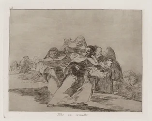 Tout est sens dessus dessous, Planche 42 de Los desastres de la guerra (Les Désastres de la Guerre)