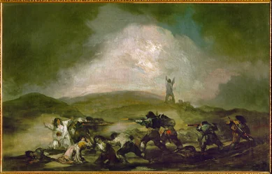 Scène de la guerre d