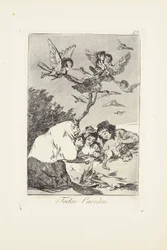 Tous tomberont (Todos Caeràn) Planche 19 de : Los Caprichos