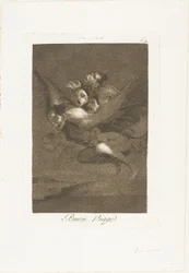 Bon voyage, planche 64 de Los Caprichos