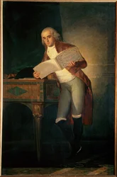 Don José Alvarez de Toledo y Gonzaga, Marques de Villafranca y Duque de Alba (peinture sur toile)