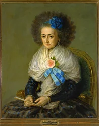 Dona Maria Antonia Gonzaga, Marquise de Villafranca ... (peinture sur toile)