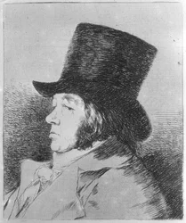 Francisco Goya y Lucientes, peintre, planche 1 de la série «Los Caprichos»